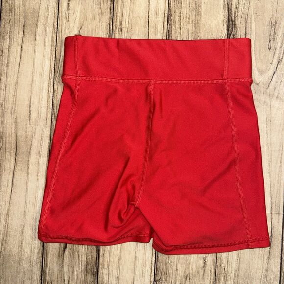 Under Armour Compression Shorts Women’s Size XS Mid Rise 4 Inch Shorty, Red - Picture 6 of 8